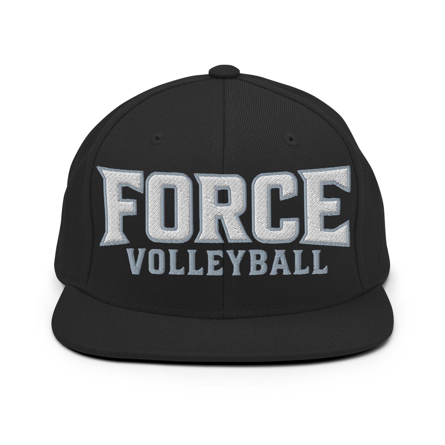 Snapback Hat | West Central Force Volleyball | Grey Logo