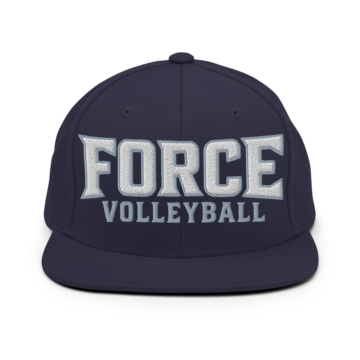 Snapback Hat | West Central Force Volleyball | Grey Logo