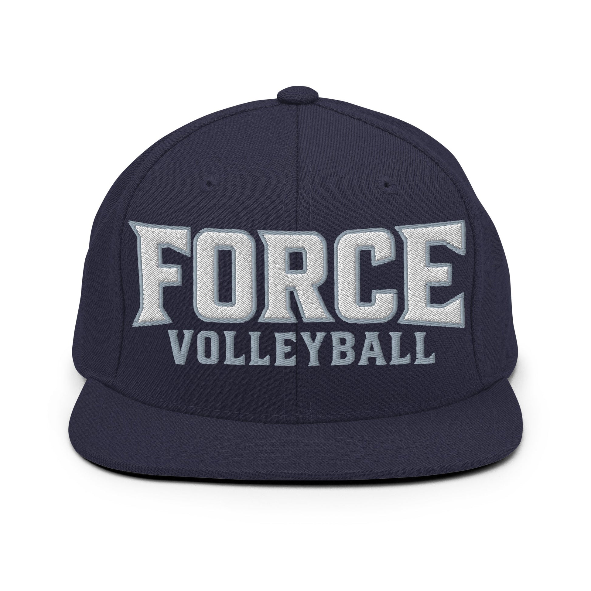Snapback Hat | West Central Force Volleyball | Grey Logo