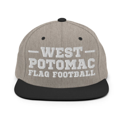 Snapback Hat | West Potomac Flag Football | Script Logo