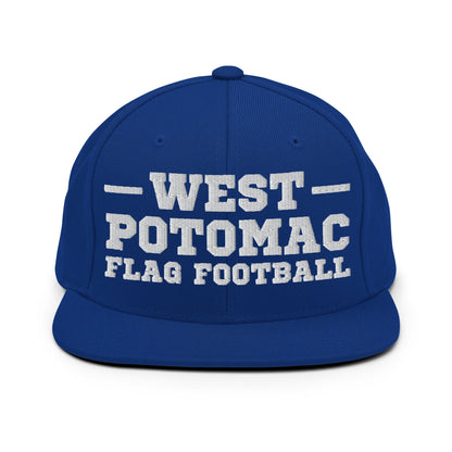 Snapback Hat | West Potomac Flag Football | Script Logo