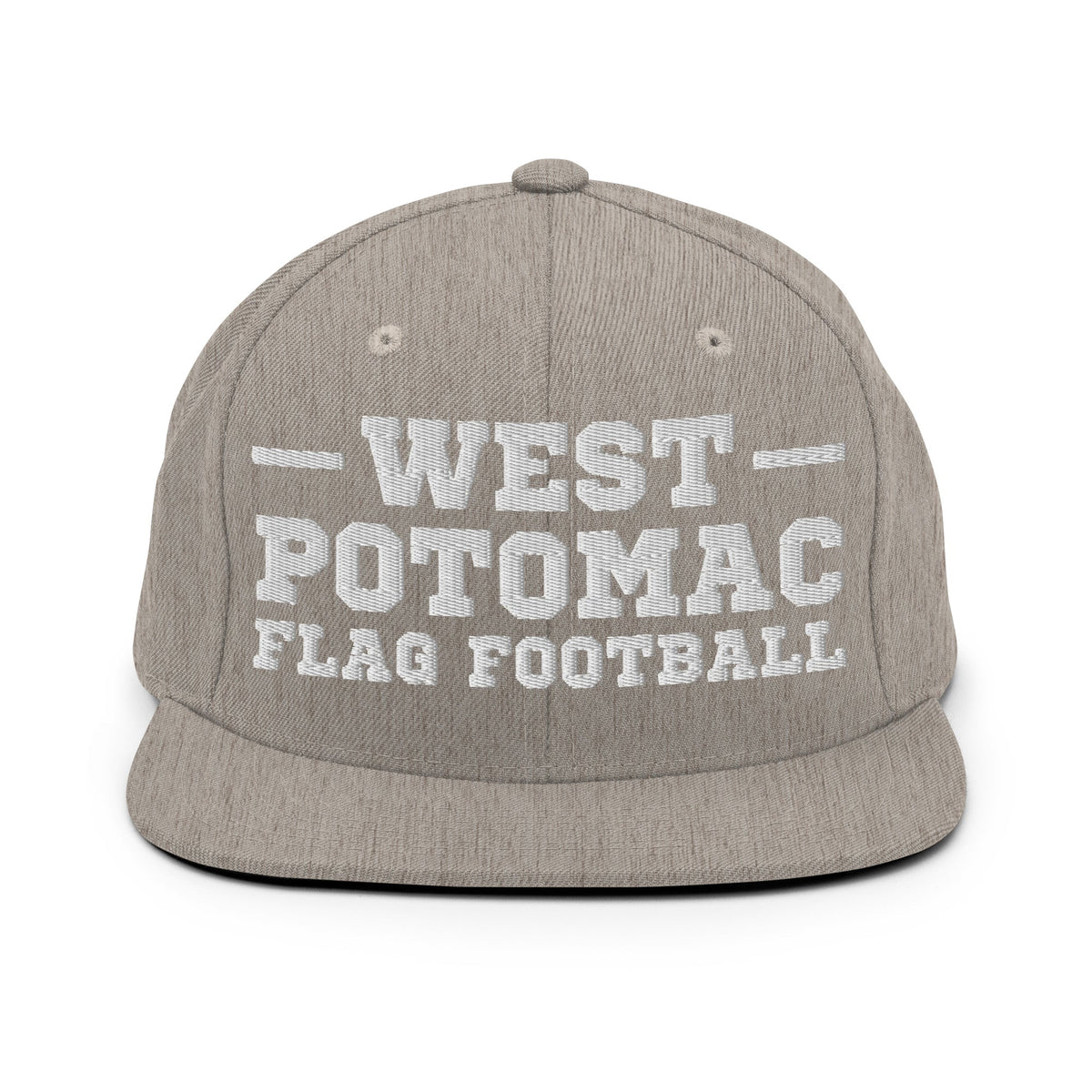 Snapback Hat | West Potomac Flag Football | Script Logo