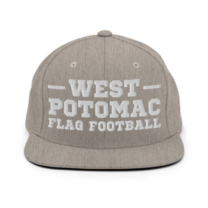 Snapback Hat | West Potomac Flag Football | Script Logo