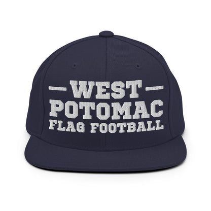 Snapback Hat | West Potomac Flag Football | Script Logo