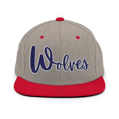 Snapback Hat | White Mountain School | Script Logo