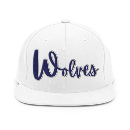 Snapback Hat | White Mountain School | Script Logo