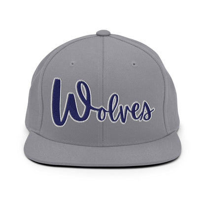 Snapback Hat | White Mountain School | Script Logo