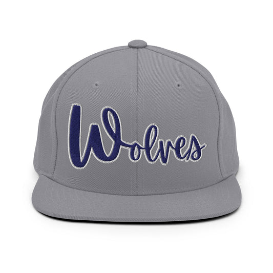 Snapback Hat | White Mountain School | Script Logo