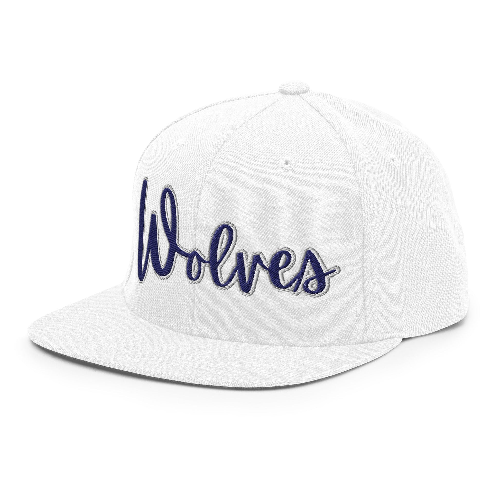 Snapback Hat | White Mountain School | Script Logo