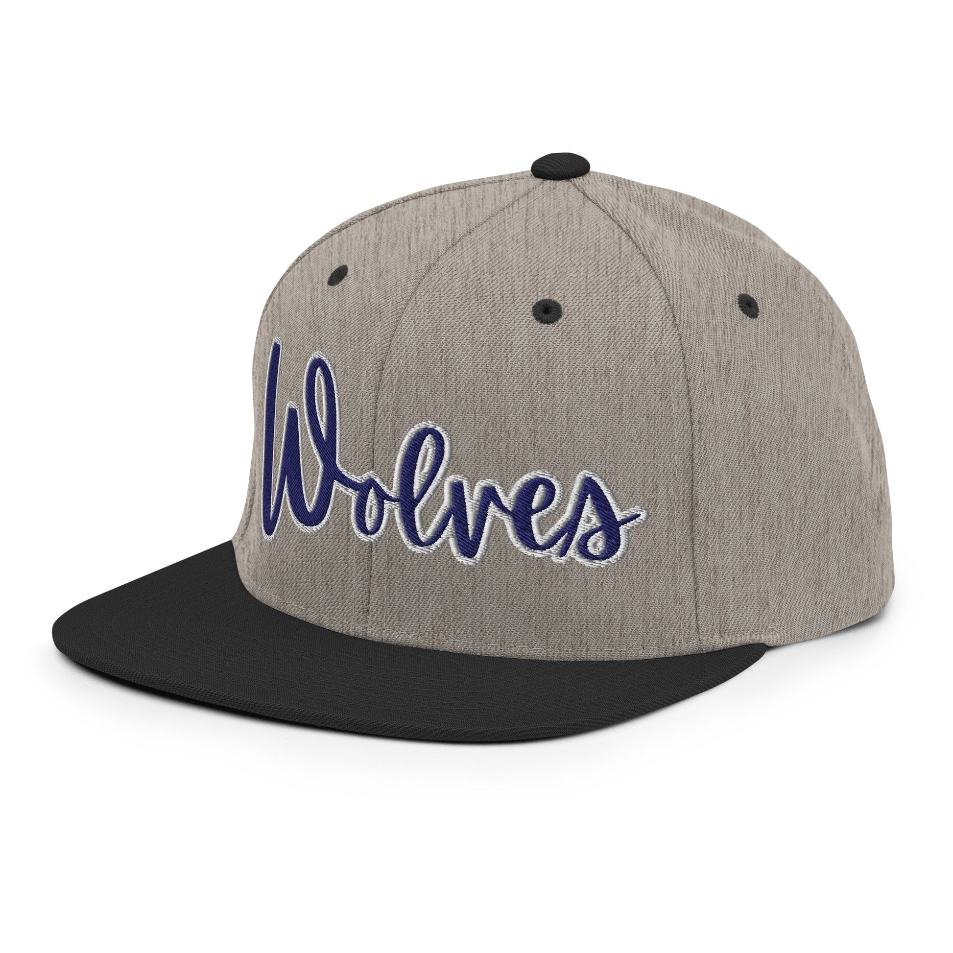 Snapback Hat | White Mountain School | Script Logo