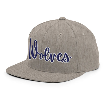 Snapback Hat | White Mountain School | Script Logo