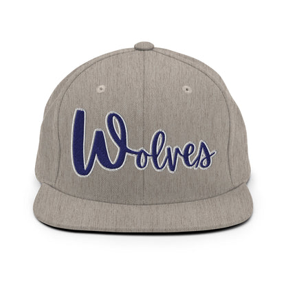 Snapback Hat | White Mountain School | Script Logo