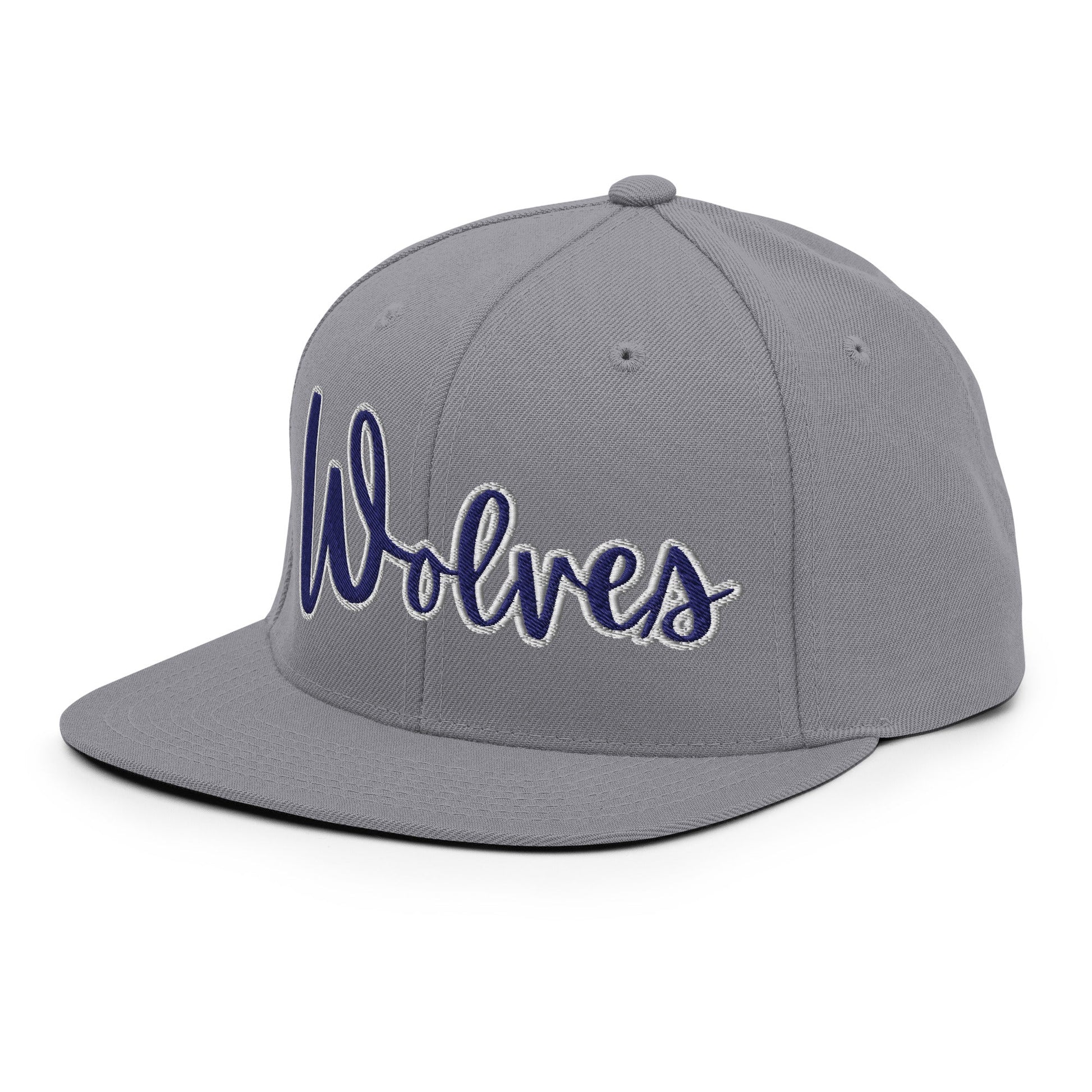 Snapback Hat | White Mountain School | Script Logo