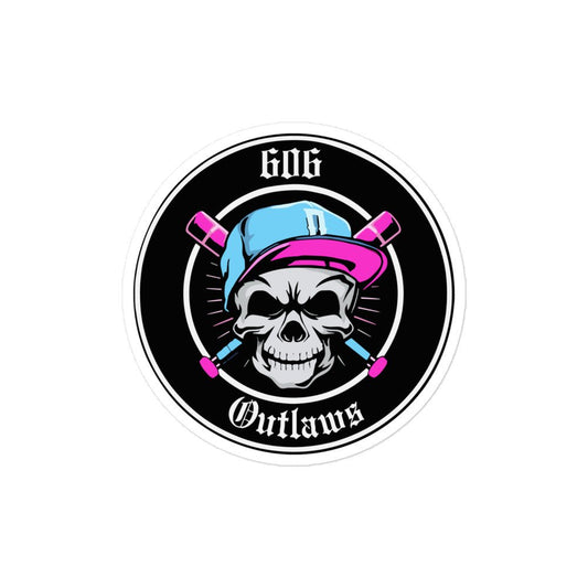 Stickers | 606 Outlaws Baseball | Badge Logo
