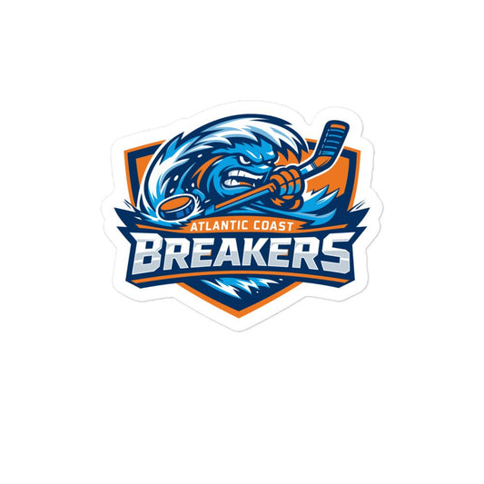 Stickers | Atlantic Coast Breakers Hockey | Mascot Shield Logo