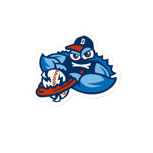 Stickers | Bellport BlueClaws | Mascot Logo