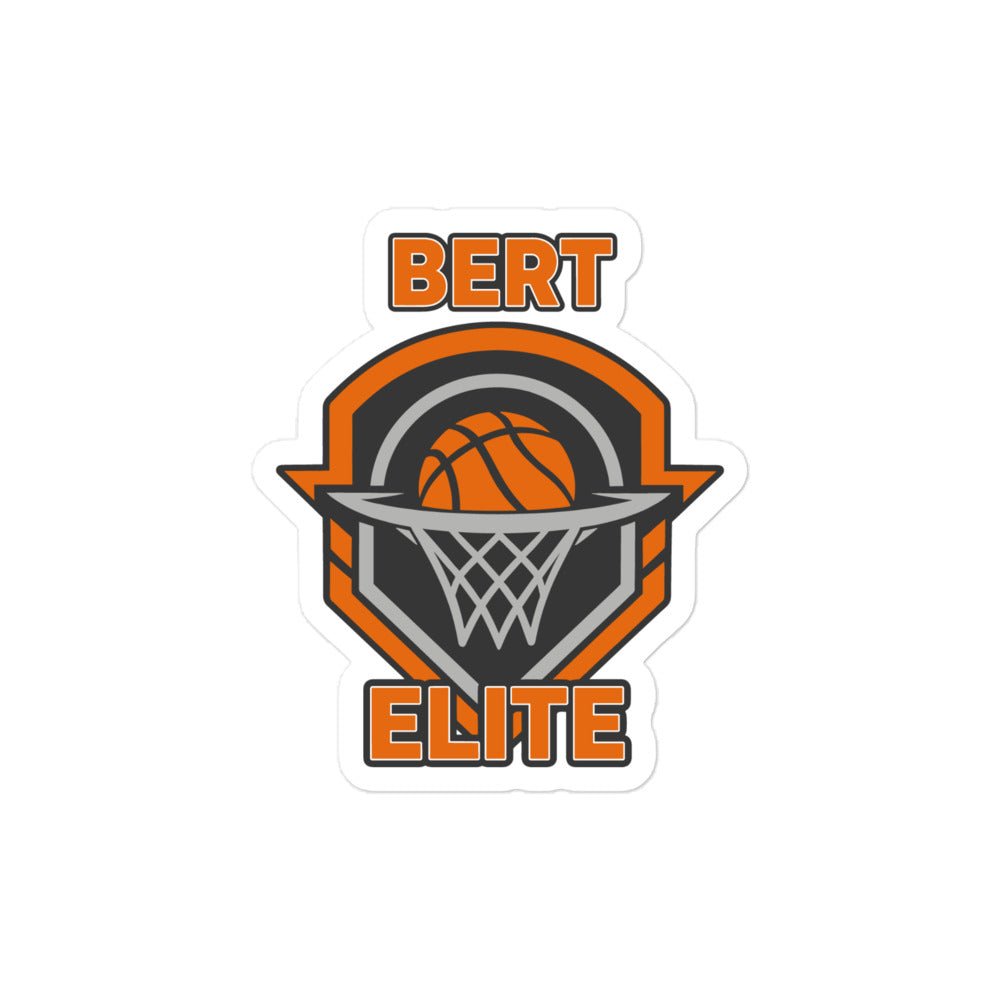 Stickers | Bert Elite AAU | Hoop Badge Logo