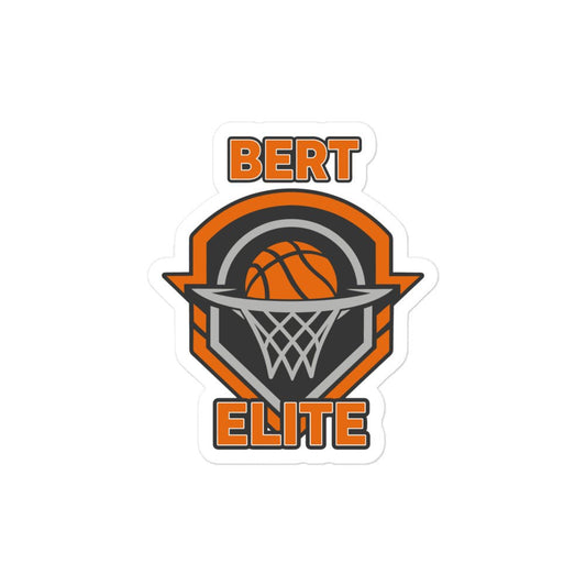 Stickers | Bert Elite AAU | Hoop Badge Logo