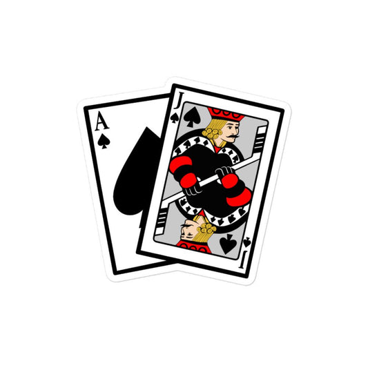 Stickers | Blackjack’s Roller Hockey | Royal Spade Crest Logo