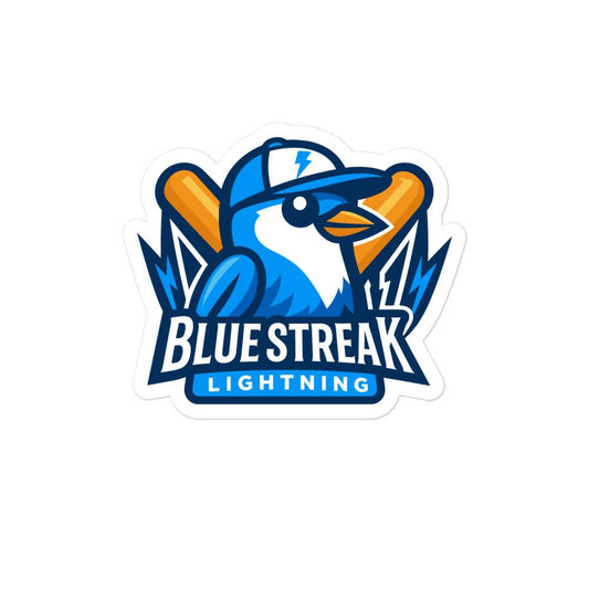 Stickers | Blue Streak Lightning | Mascot Logo