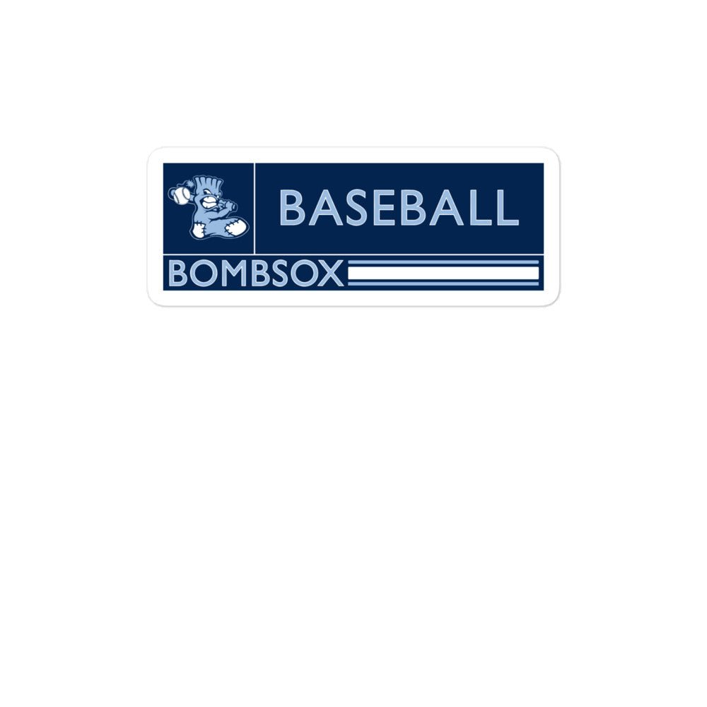 Stickers | BombSox Baseball | Mark Logo