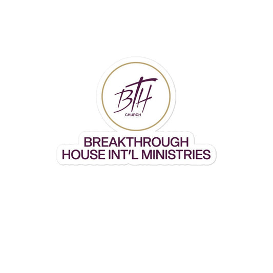 Stickers | Breakthrough House International Ministries | Crest Logo