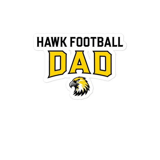Stickers | Cardinal Ohara Hawks | Football Dad Logo