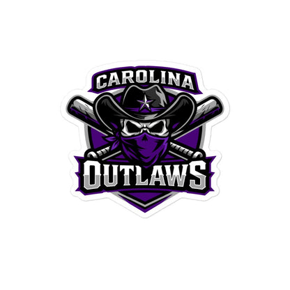 Stickers | Carolina Outlaws Baseball | Shield Logo