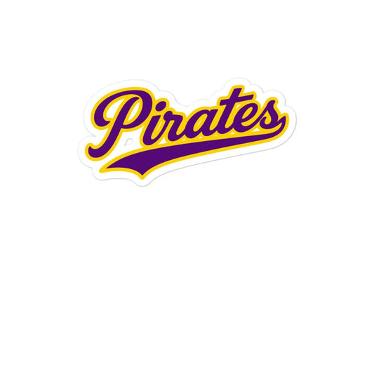 Stickers | Carolina Pirates | Script Logo