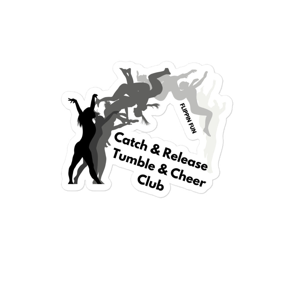 Stickers | Catch & Release Tumble & Cheer Club | Tumble Logo