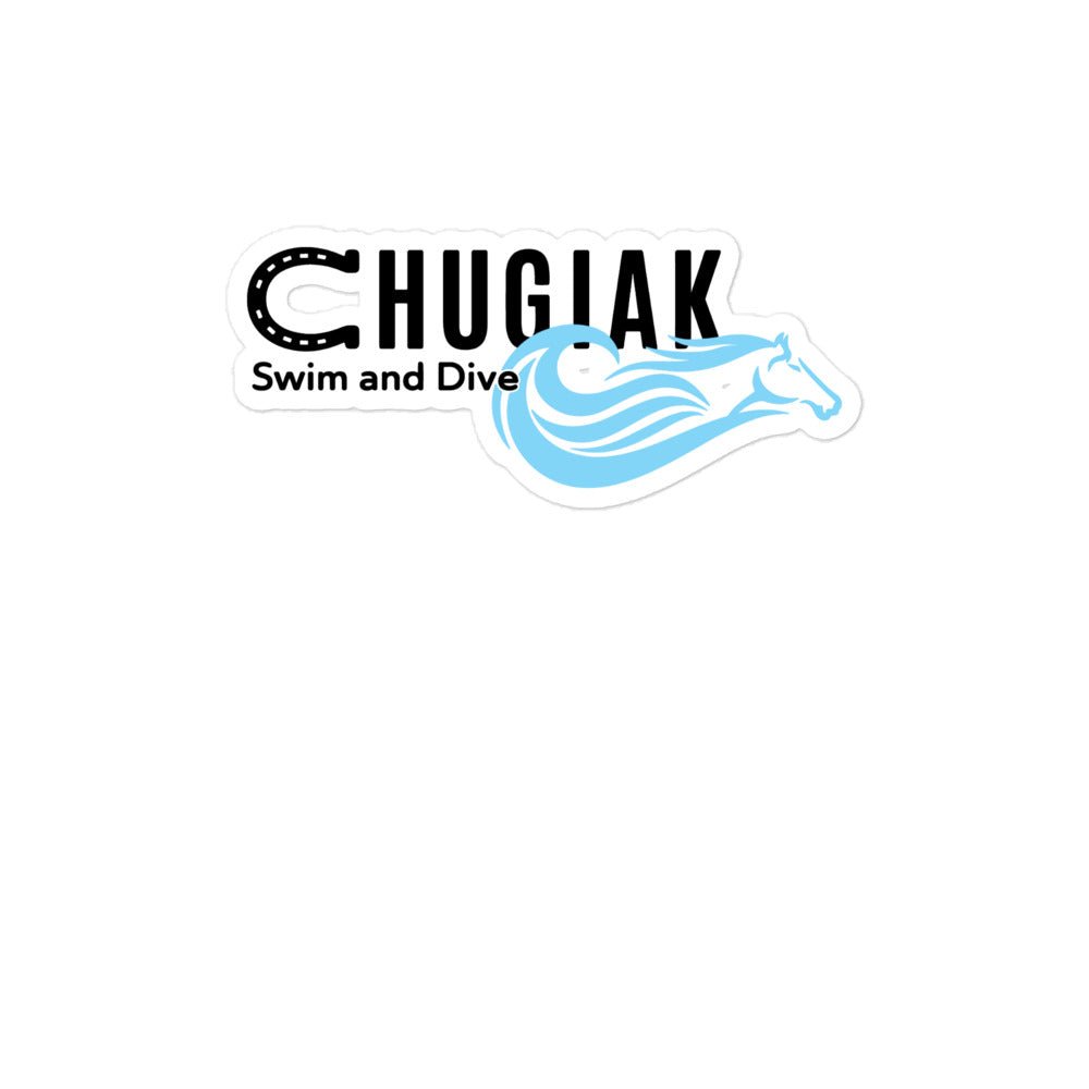 Stickers | Chugiak Mustang Swim & Dive | Crest Logo