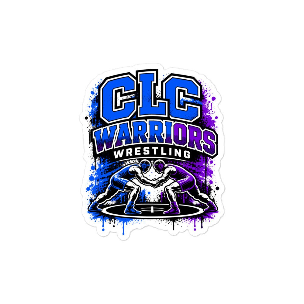 Stickers | Clear Lake - Clayton Wrestling | Emblem Logo