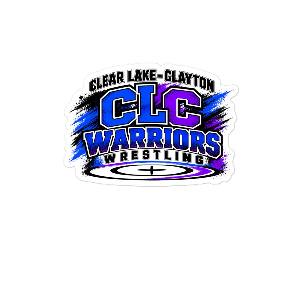 Stickers | Clear Lake - Clayton Wrestling | Vanguard Logo