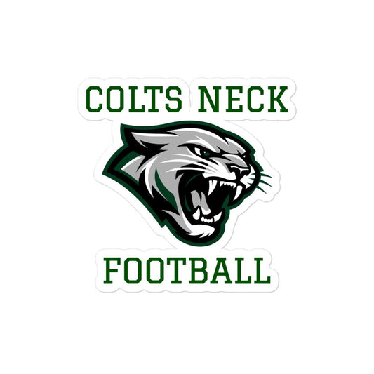 Stickers | Colts Neck Cougars | Youth Tackle Football (AYF) | Green Predator Logo