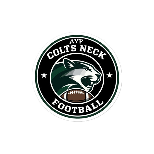 Stickers | Colts Neck Cougars | Youth Tackle Football (AYF) | Varsity Badge Logo
