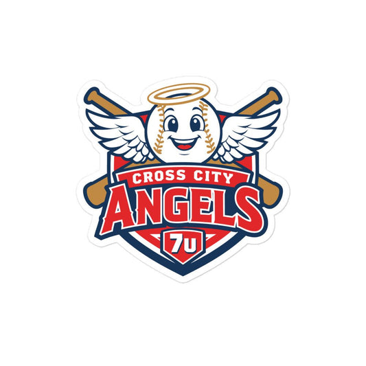 Stickers | Cross City Angels | Shield Logo