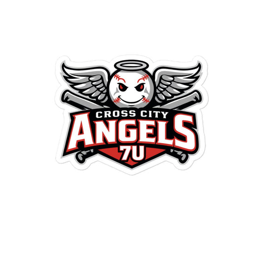 Stickers | Cross City Angels | Winged Guardian Logo