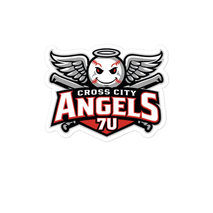 Stickers | Cross City Angels | Winged Guardian Logo