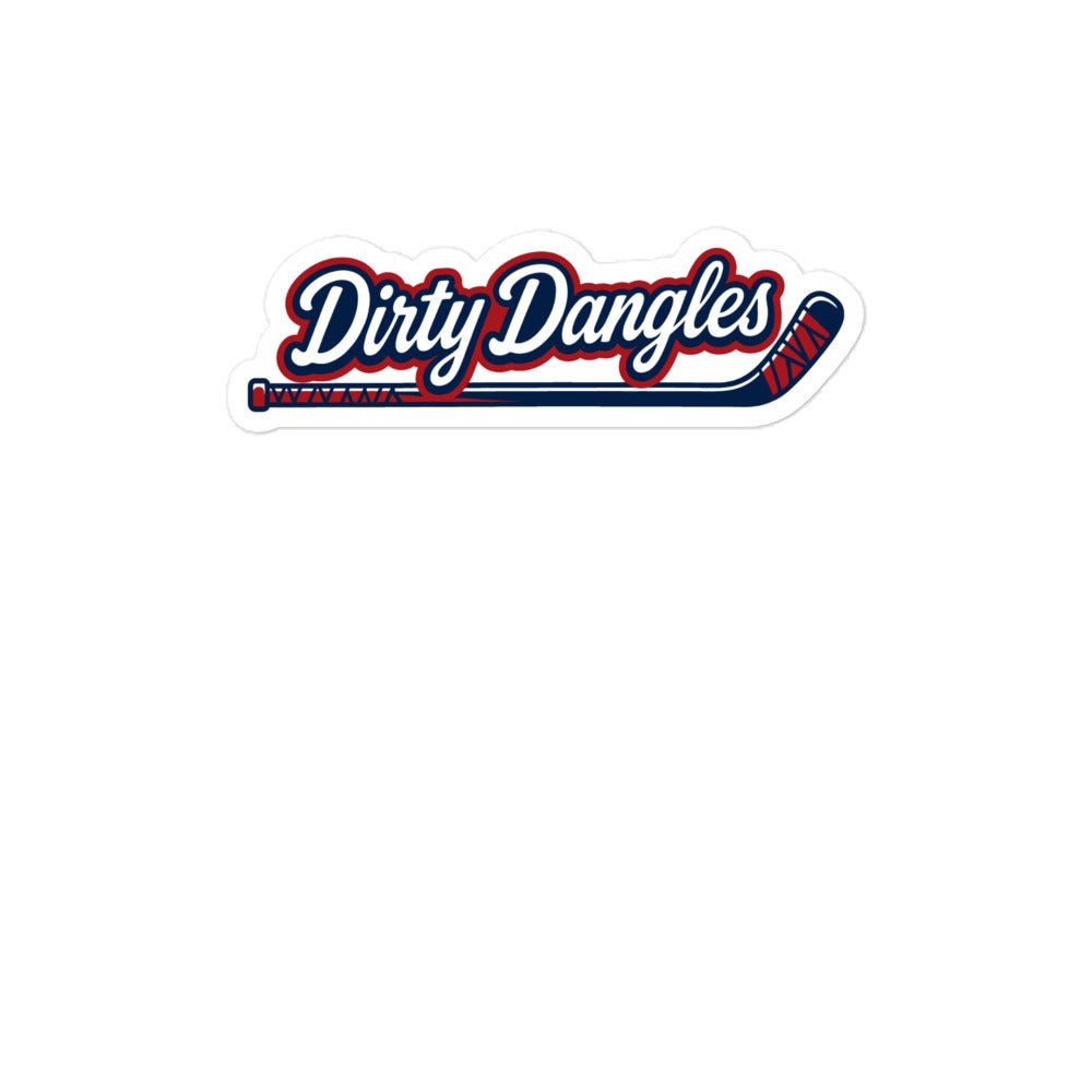 Stickers | Dirty Dangles | Script Logo