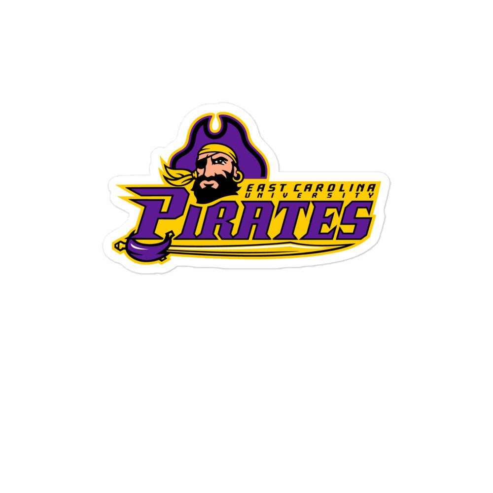 Stickers | ECU Club Womens Lacrosse | Pirate Emblem Logo