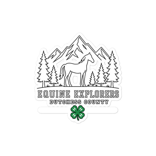 Stickers | Equine Explorers | Dutchess Crest Trailblazers Logo