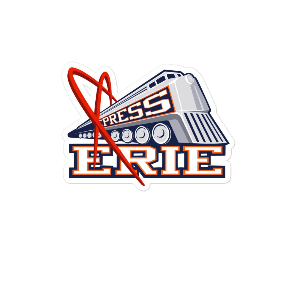 Stickers | Erie Express Football | Locomotive Logo