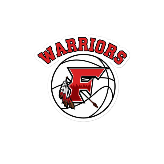 Stickers | Fallbrook Basketball | Warriors Logo