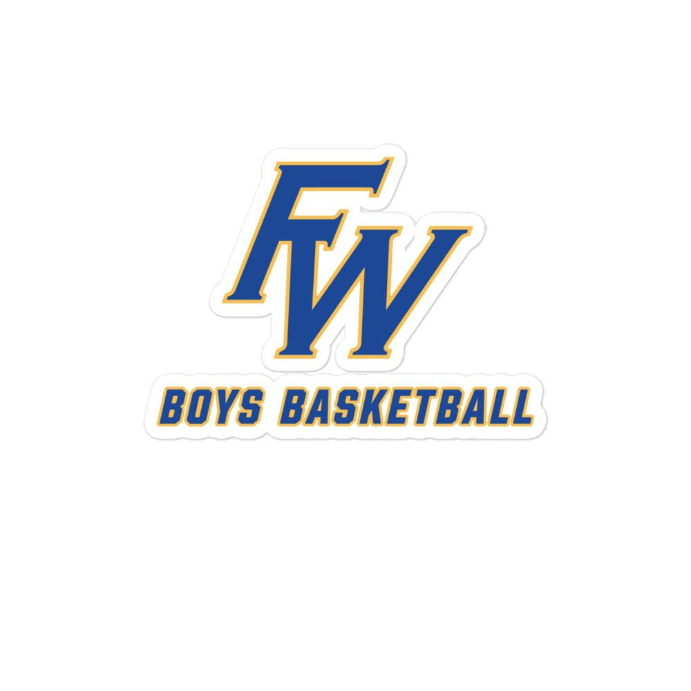 Stickers | Fayette Ware Boys Basketball | FW Crest Logo