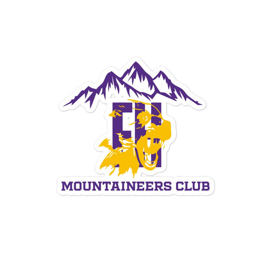 Stickers | Friday Harbor High School Mountaineers Club | Mountaineers Logo