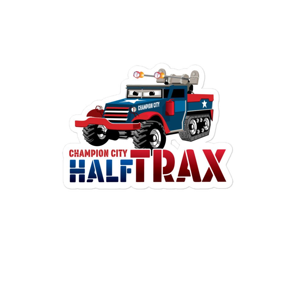Stickers | Half Trax Baseball | Mascot Logo