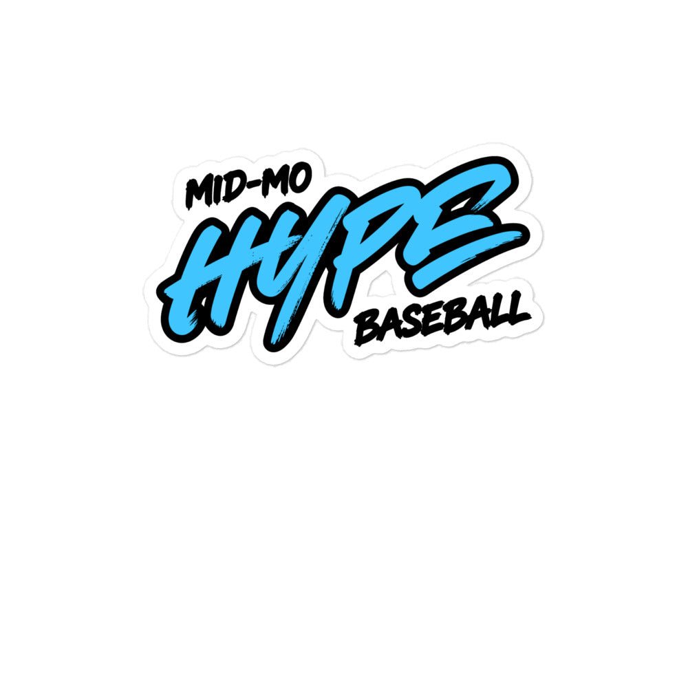 Stickers | Hype Baseball Club | Modern Script Logo