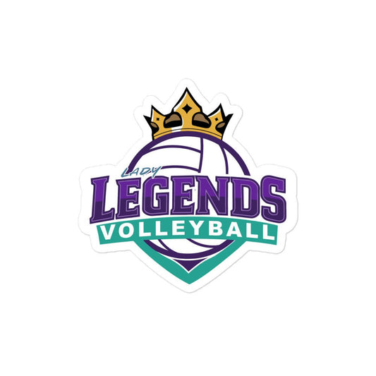 Stickers | Lady Legends Volleyball | Crown Logo