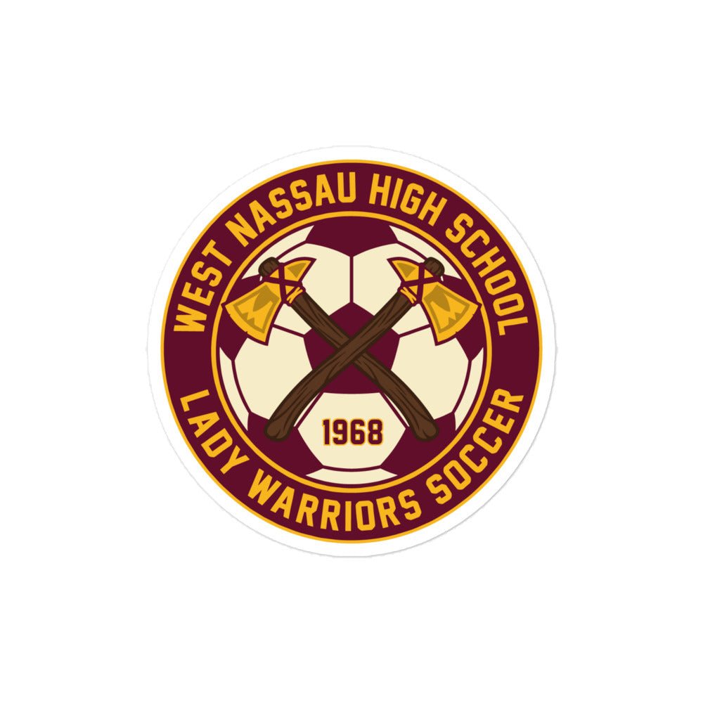 Stickers | Lady Warrior Soccer Booster Club | Lady Warriors Logo