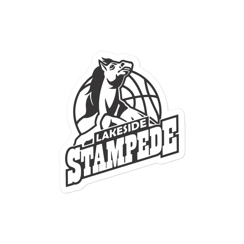 Stickers | Lakeside Stampede | Basketball Mascot Logo